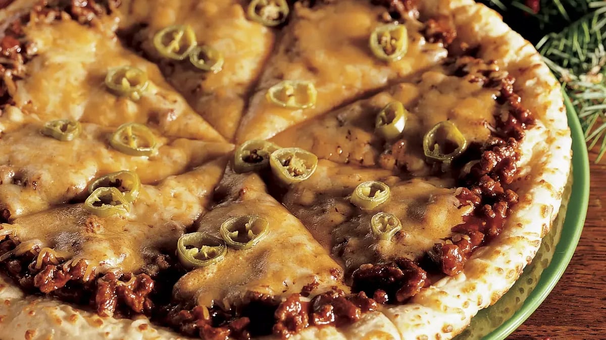 Spicy Barbecue Pizza