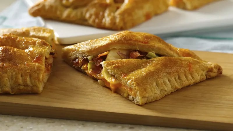 Sweet and Spicy Bacon Turkey Crescent Squares