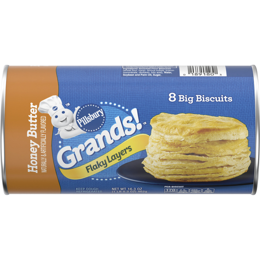 Grands!™ Flaky Layers Honey Butter Biscuits - Front