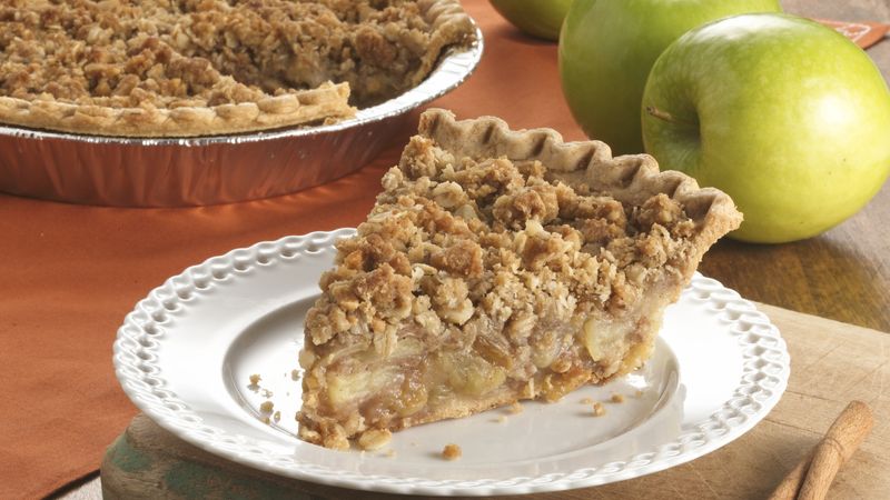 Cinnamon-Raisin Apple Crisp Pie