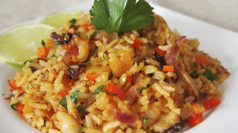 Peruvian Seafood Rice