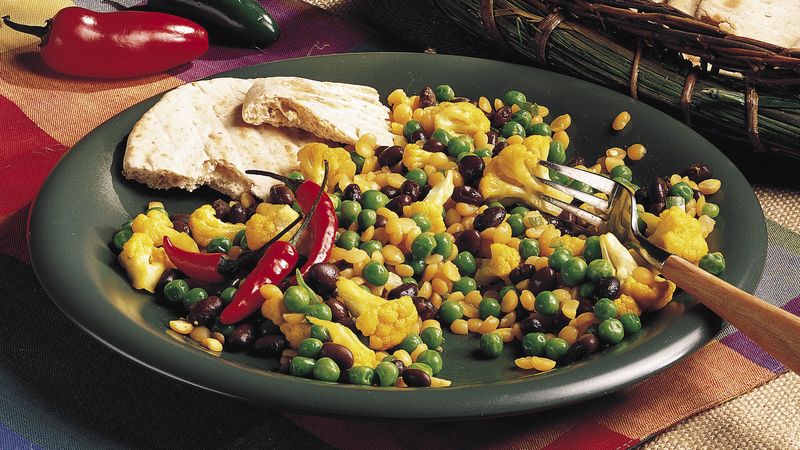 Indian Split Peas with Vegetables