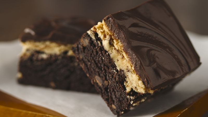 Gluten-Free Peanut Butter Truffle Brownies