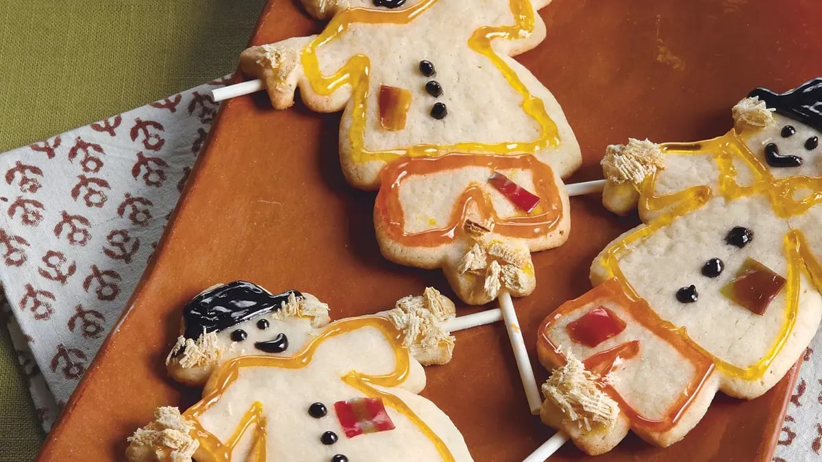 Scarecrow Sugar Cookies