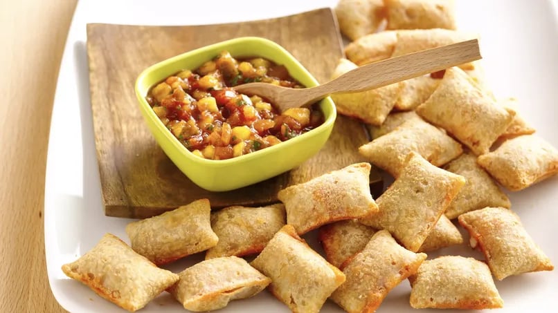 Quick Mango Salsa and Pizza Rolls™