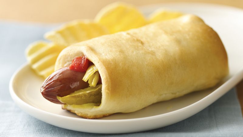Chicago-Style Crescent Dogs