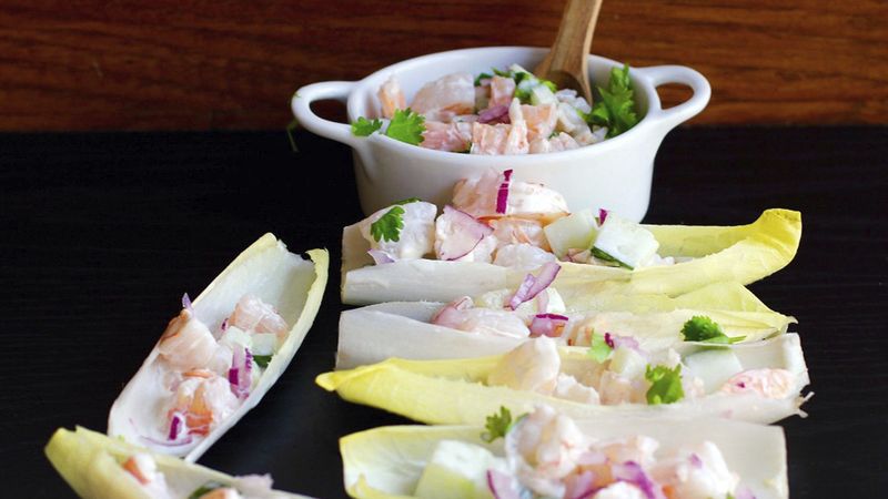 Endives with Shrimp Salad