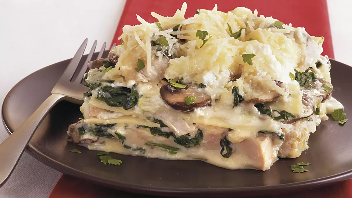 Turkey-Spinach Lasagna