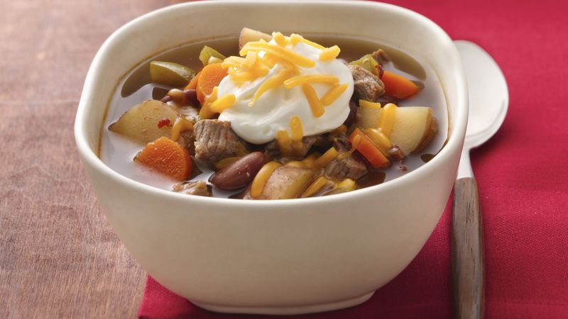Spicy Chunky Beef Chili