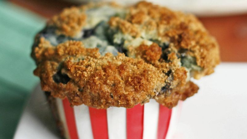 Blueberry-White Chocolate Streusel Muffins