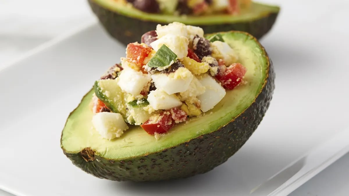 Easy Stuffed Avocado Salad