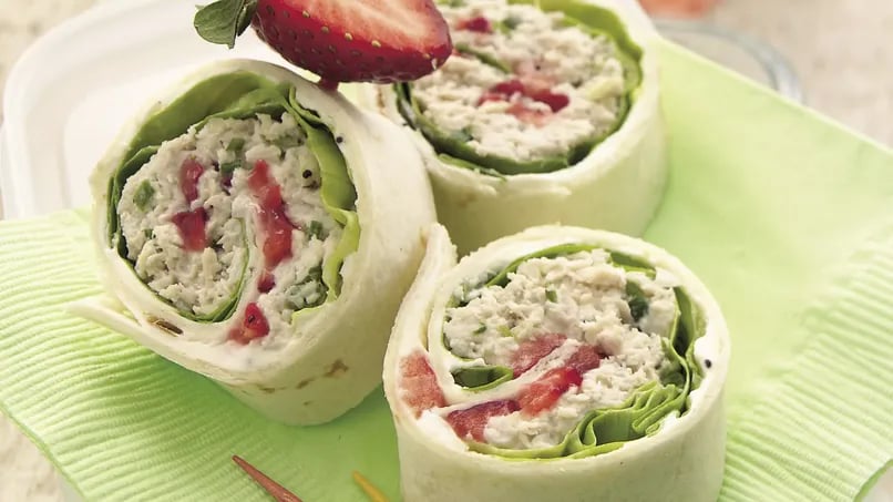 Chicken Salad Roll-Ups