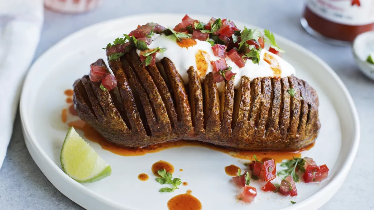 Mexican Hasselback Potato