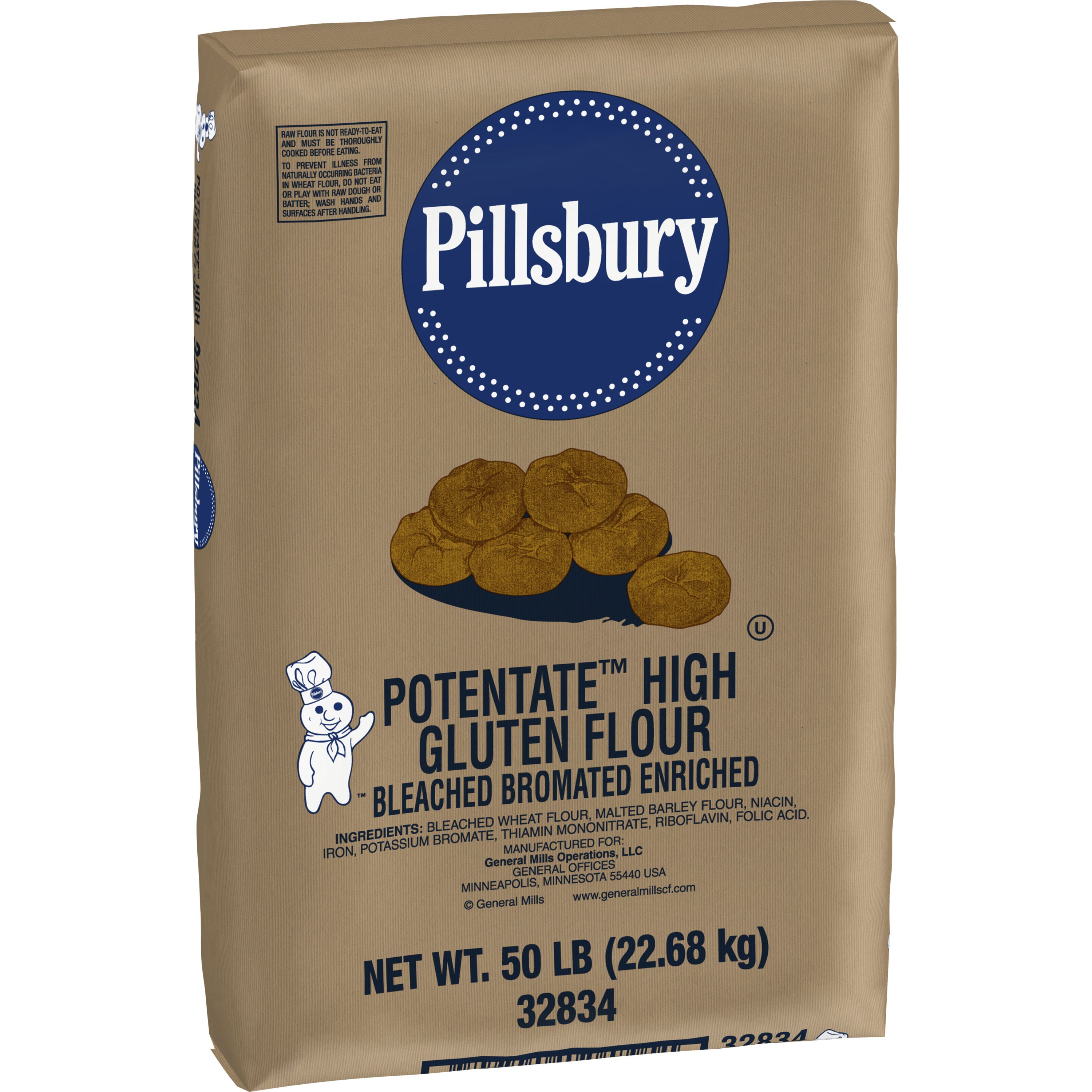 Pillsbury™ Potentate™ Flour High Gluten Bleached/ Bromated/ Enriched 50 lb