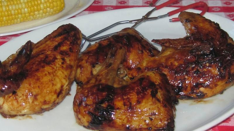 Bourbon-Glazed Grilled Chicken
