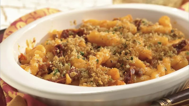 Bacon and Tomato Mac and Cheese for Two