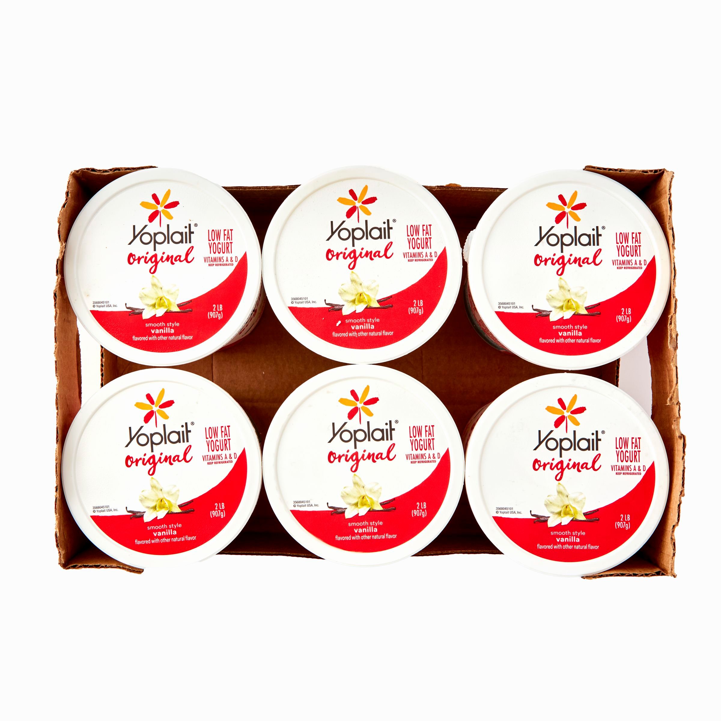  Open Case Yoplait(R) Original Yogurt Bulk Tub Low Fat Vanilla 32 oz