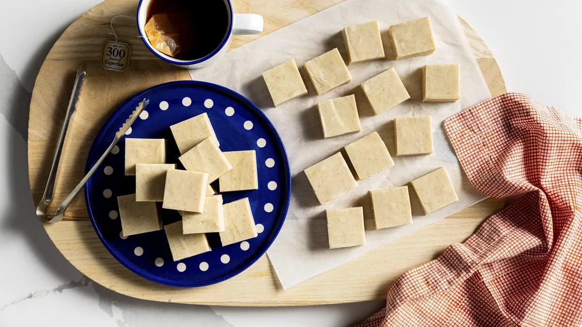 White Chocolate Chai Fudge