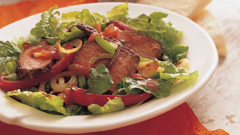 Grilled Beef Fajita Salad