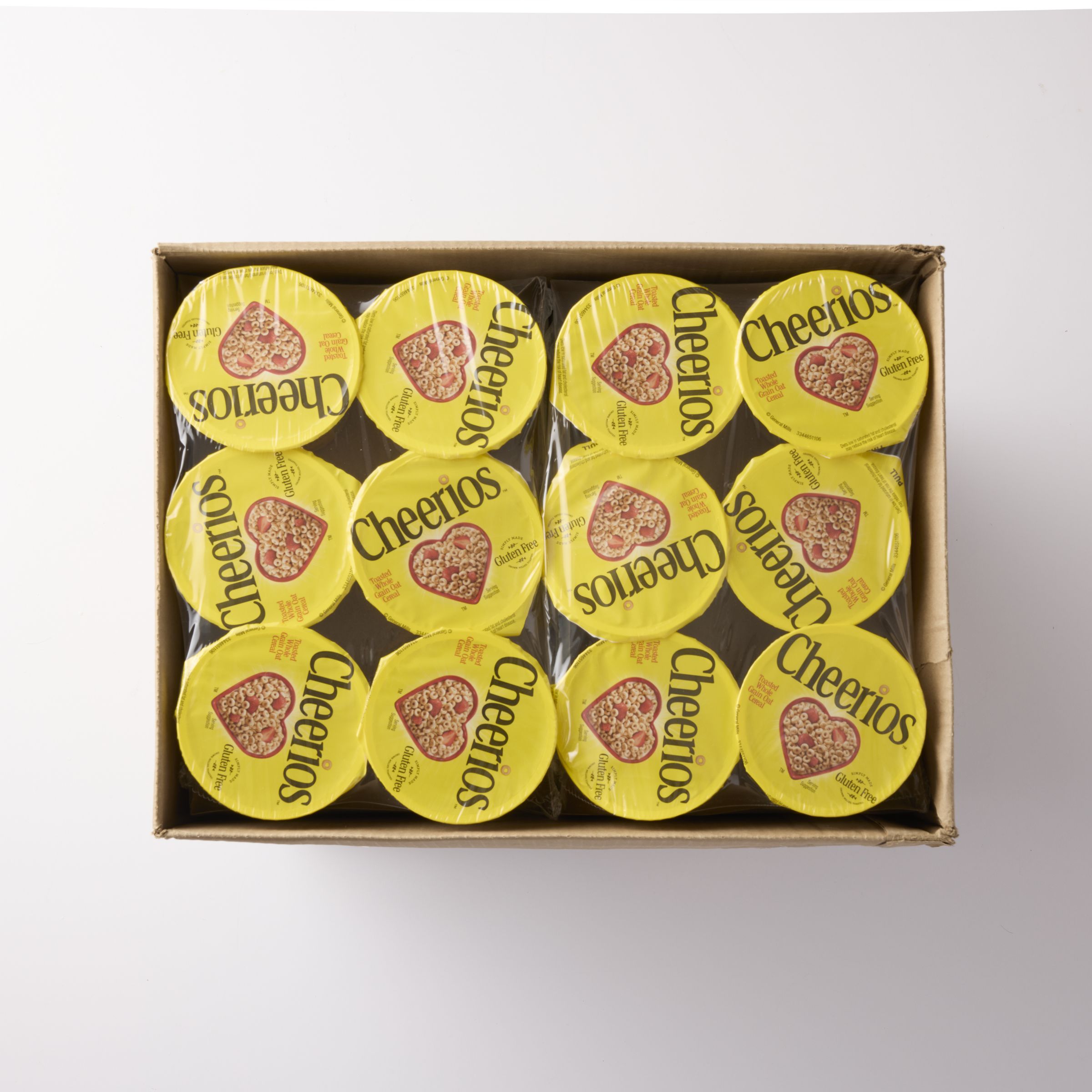  Open Case Cheerios Gluten Free Cereal Single Serve Cup Pack 10/7.8 OZ