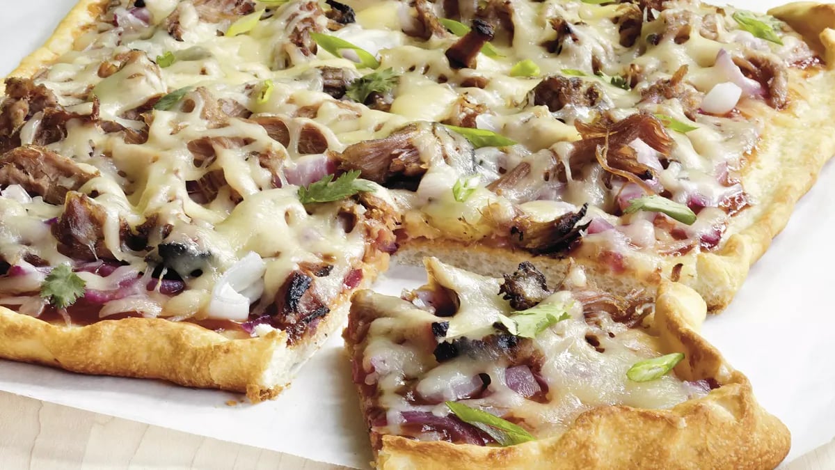 Barbecue Pork Pizza