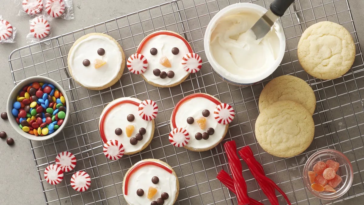 Easy Snowman Cookies