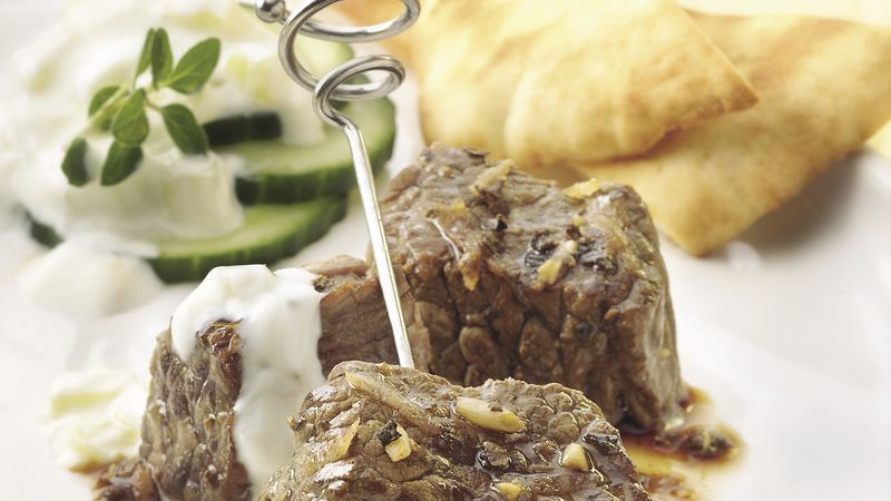 Slow-Cooker Greek Beef Bites