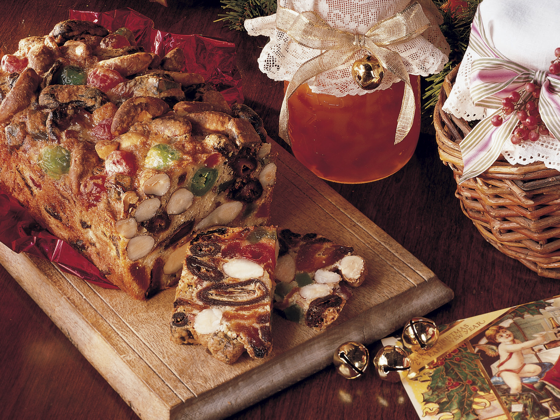 Jello Fruit Cake Recipe · シェルのFruit cake コート jellojoy
