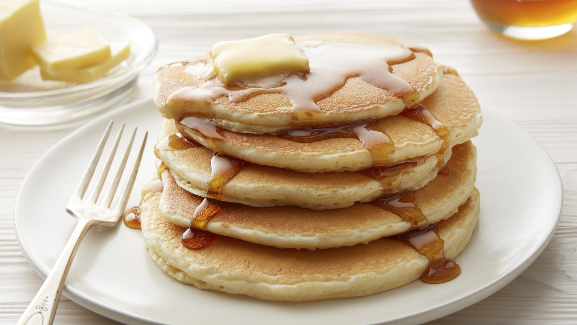 Cake Batter Pancakes Recipe - BettyCrocker.com