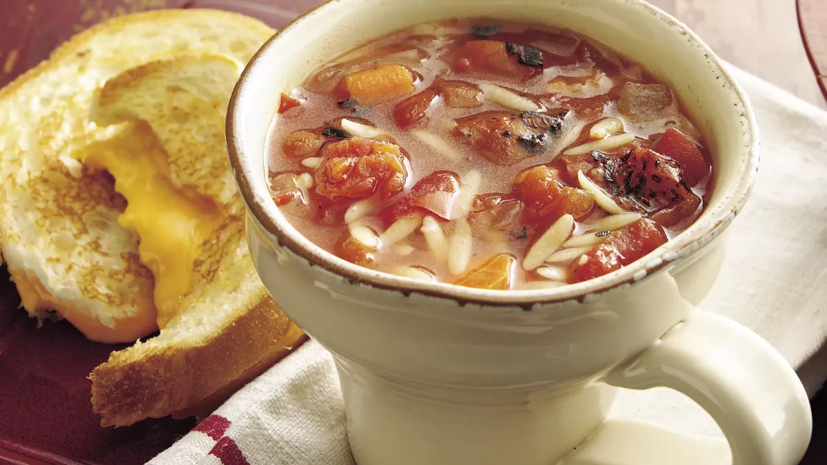 Fire-Roasted Tomato Basil Soup