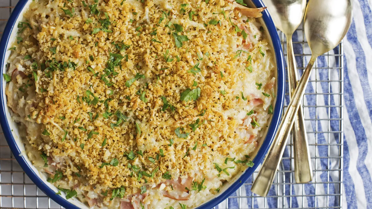 Chicken Cordon Bleu Rice Casserole