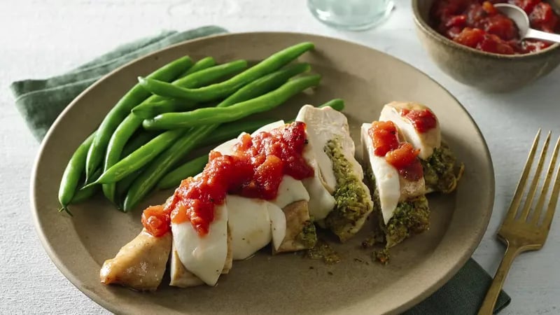 Pesto-Stuffed Chicken Breasts