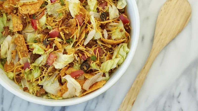 Crunchy Potluck Taco Salad