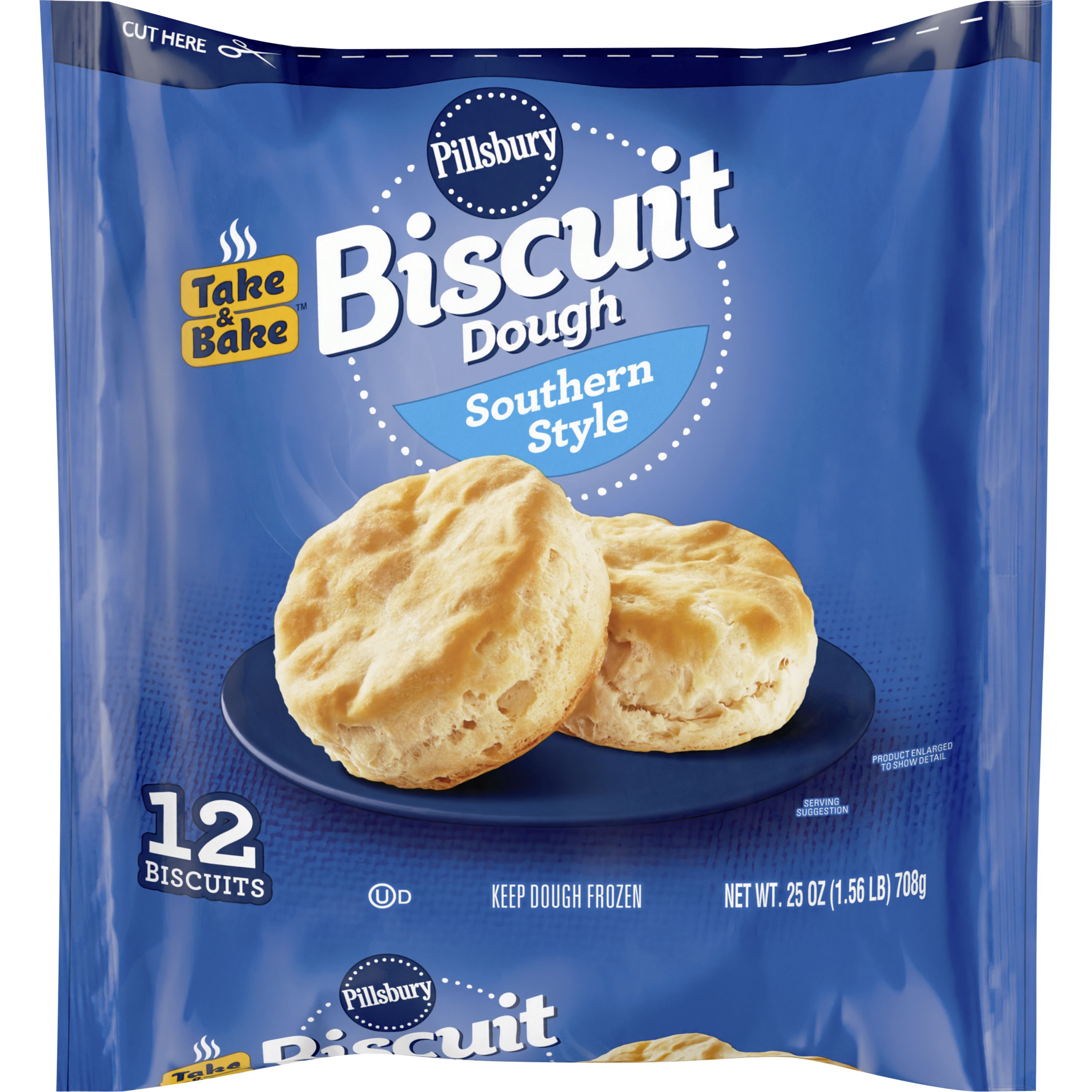 Front - 3D Pillsbury Frozen Biscuit Dough Bag Southern Style 12/25 OZ