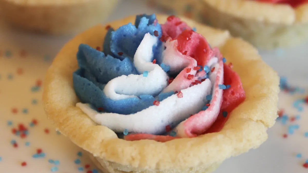 Fireworks Cookie Cups