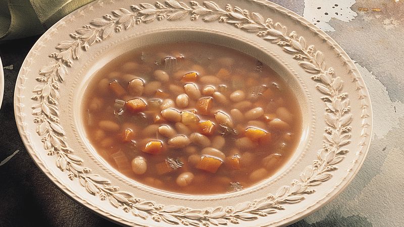 Vegetarian Navy Bean Soup