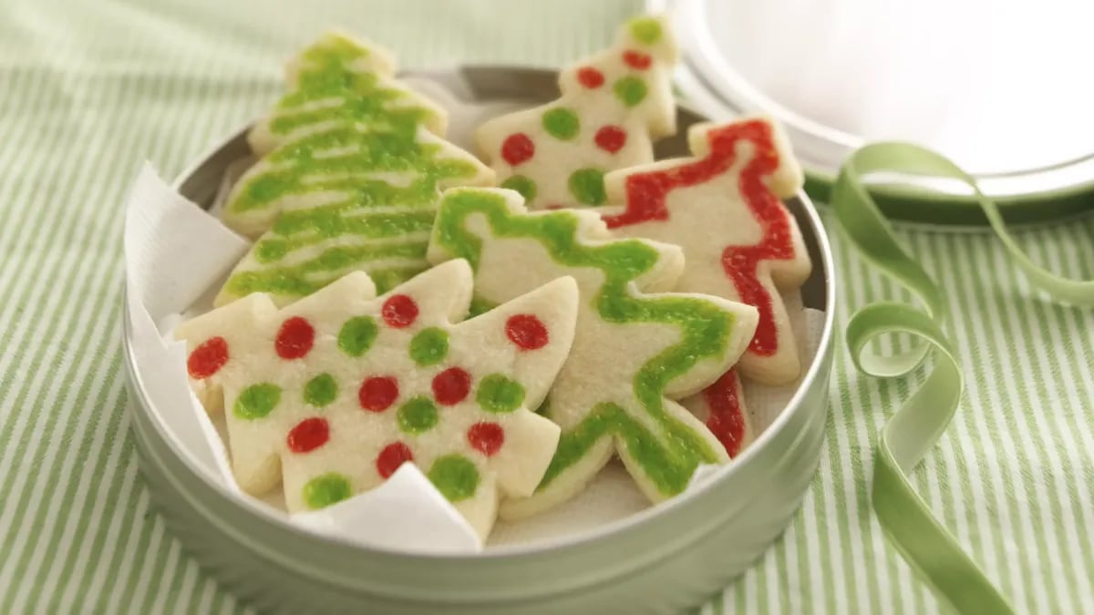 Stained Glass Christmas Cookies