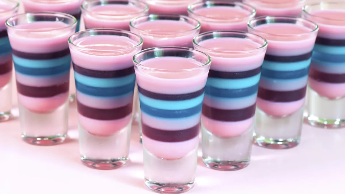 Sparkle Magic Jello Shots