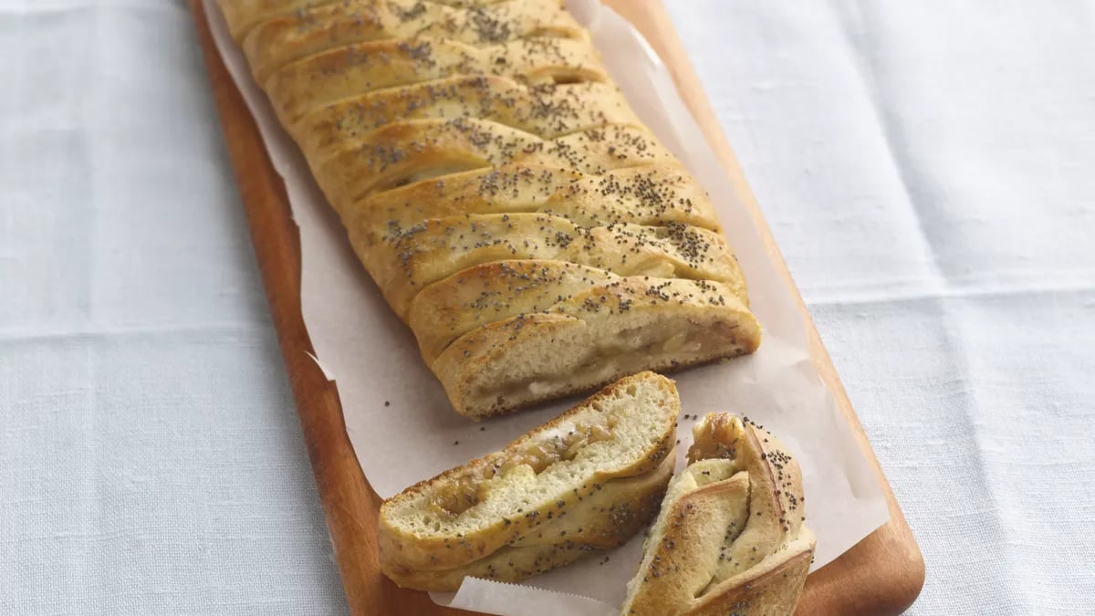 Asiago Cheese and Onion Braid