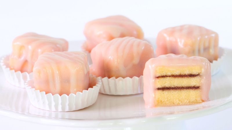 Easy Petit Fours Recipe - BettyCrocker.com Easy Petit Fours Recipe - BettyCrocker.com