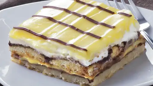Chocolate-Vanilla Layered Bars-image