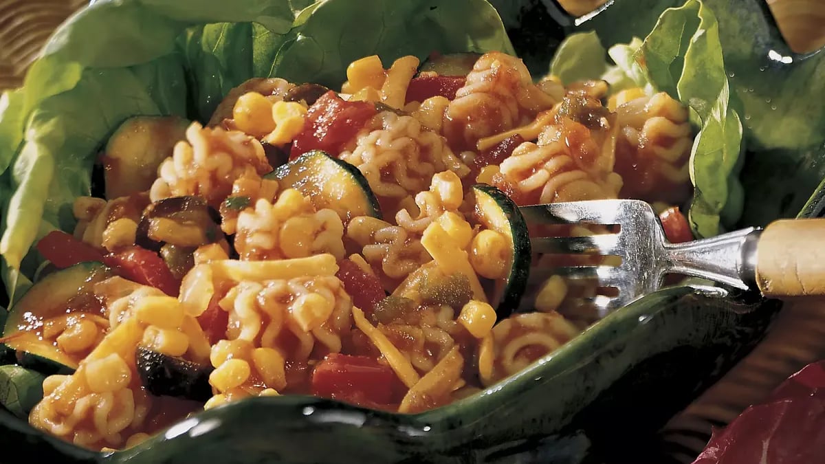 Garden Gazpacho Pasta Salad