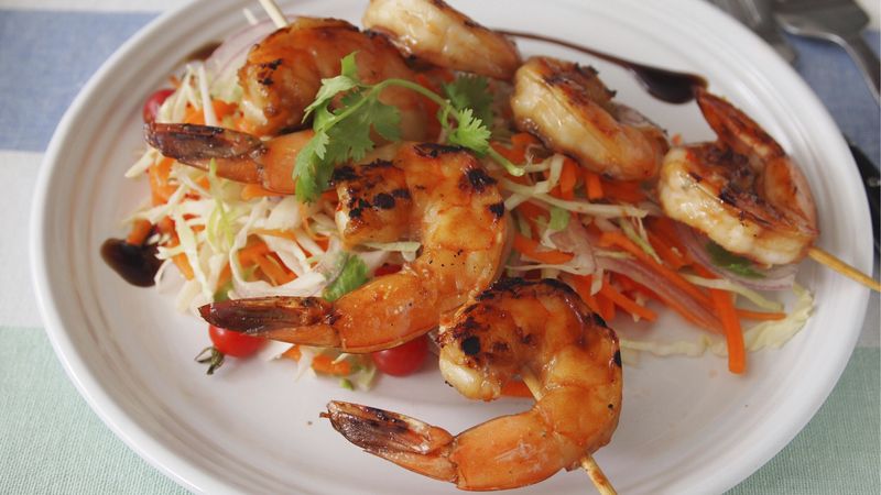 Asian-Style Grilled Shrimp