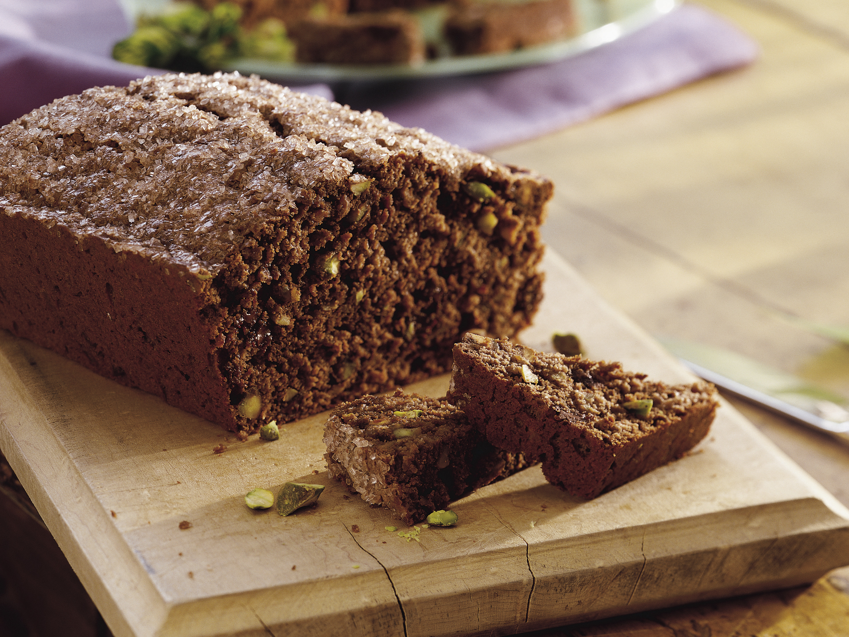 Chocolate-Pistachio Bread Recipe - BettyCrocker.com