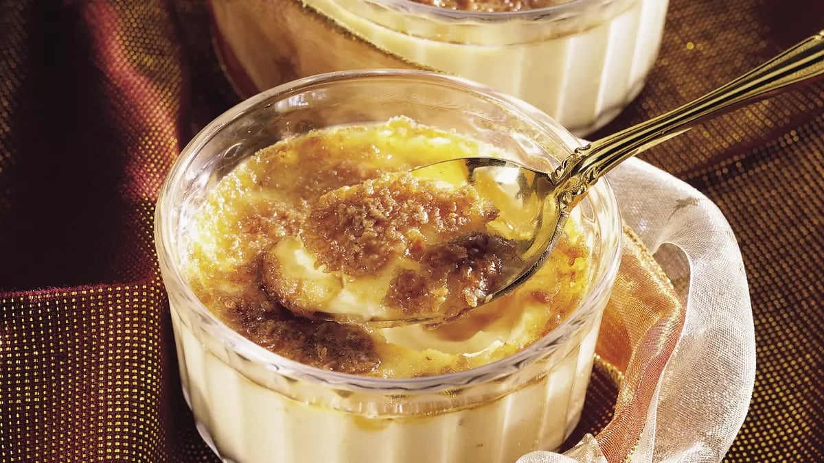 Eggnog Crème Brûlée