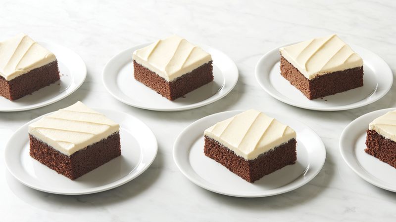 Chocolate Sheet Cake with Salted Caramel Buttercream Frosting