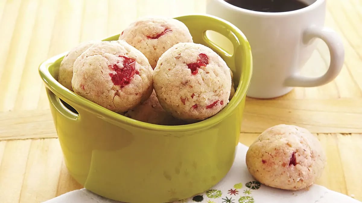 Cherry-Almond Slice-and-Bake Cookies