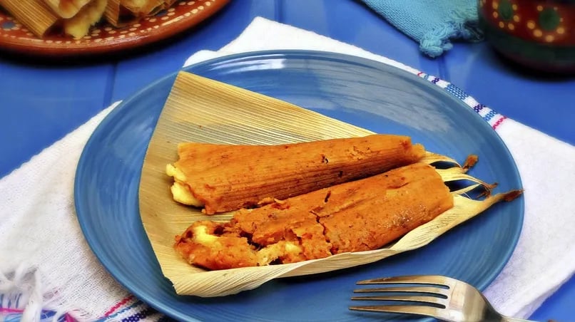 Sweet Potato Tamales with Chipotle and Nuts