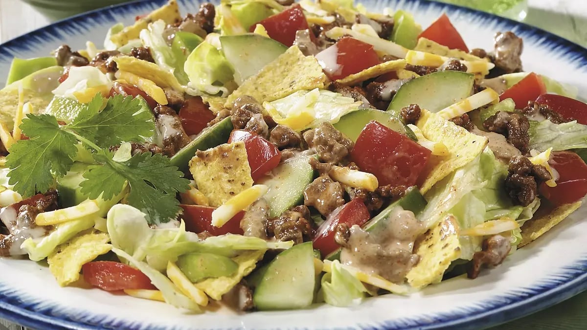 Meatless Taco Salad