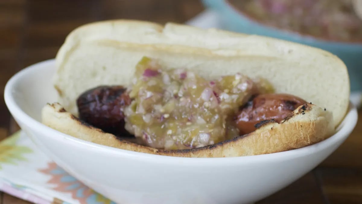 Roasted Tomatillo Relish